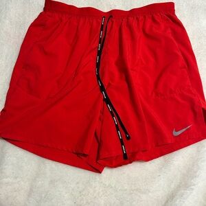 Nike dri fit  Men's Red Athletic Shorts